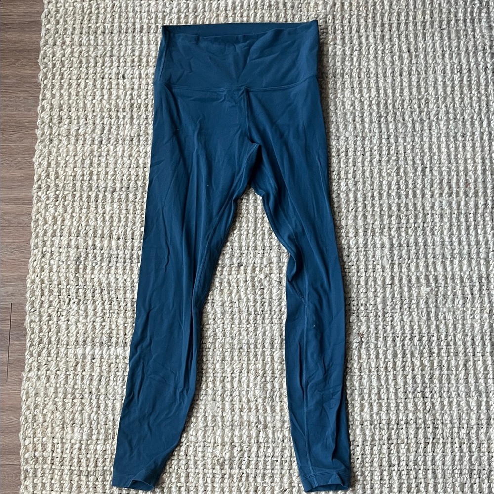 Blue lululemon align leggings
